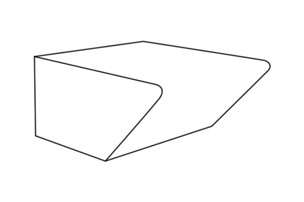 Shark nose - edge profile